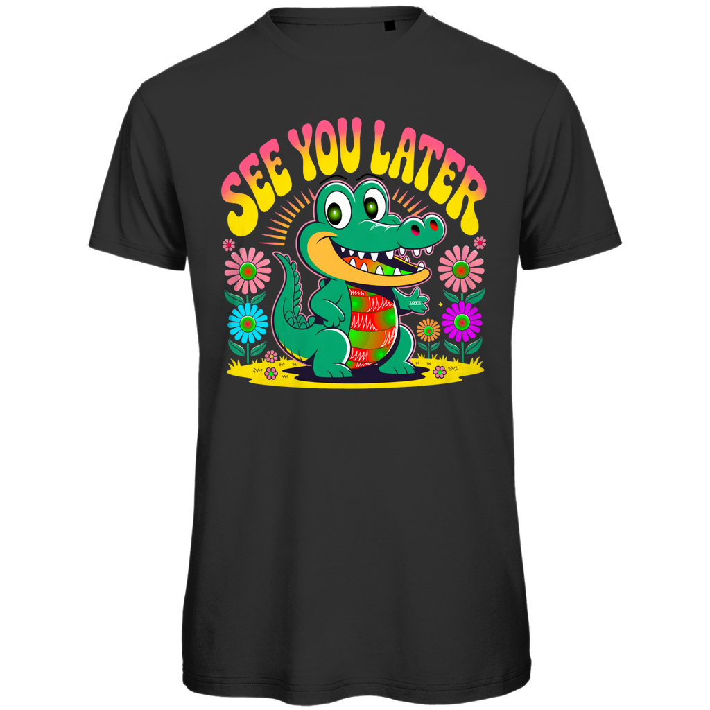 Happy Croco Vibes Herren Premium Bio T-Shirt