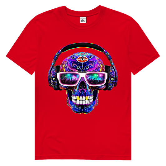 SKULL DISKO Herren Premium Bio T-Shirt