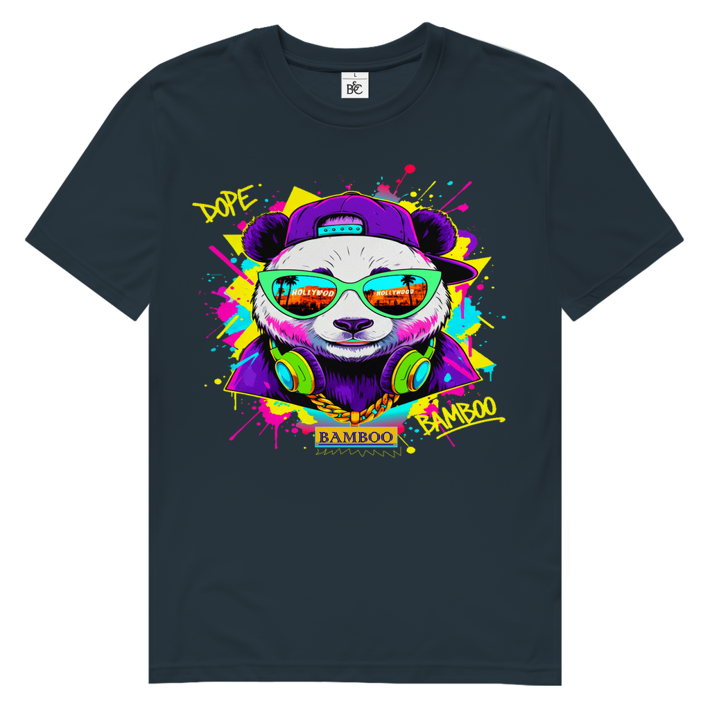 HOLYWOOD PANDA Herren Premium Bio T-Shirt