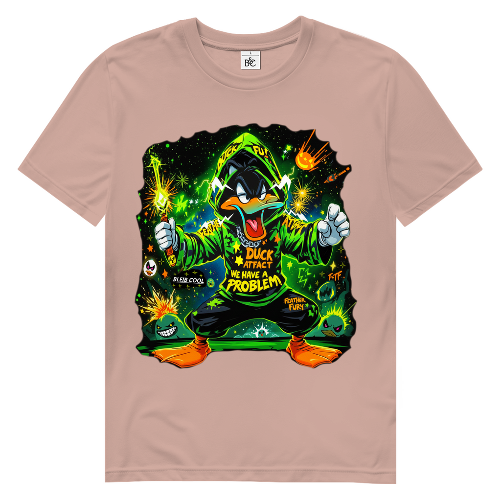 Duck Attack Neon Fury Herren Premium Bio T-Shirt