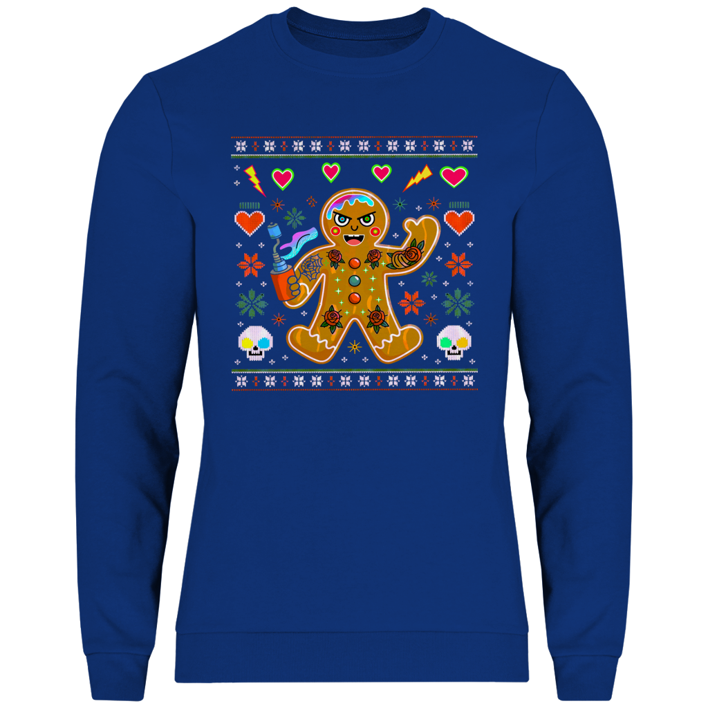 Neon Christmas Sweater Keks Herren Sweatshirt