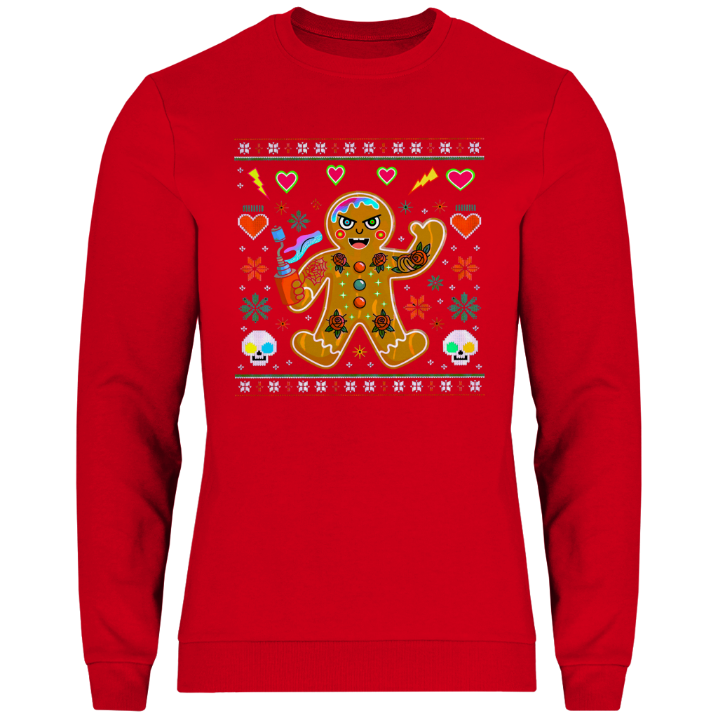 Neon Christmas Sweater Keks Herren Sweatshirt
