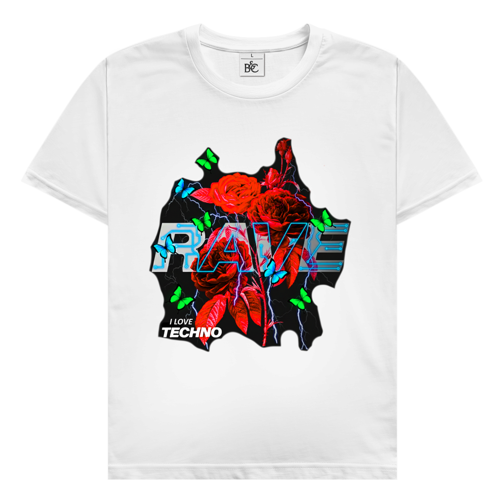 I LOVE TECHNO Herren T-Shirt