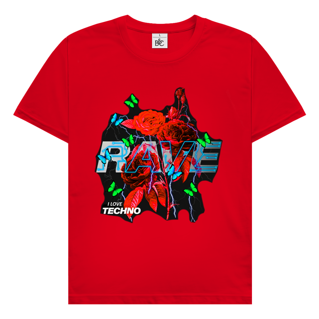 I LOVE TECHNO Herren T-Shirt