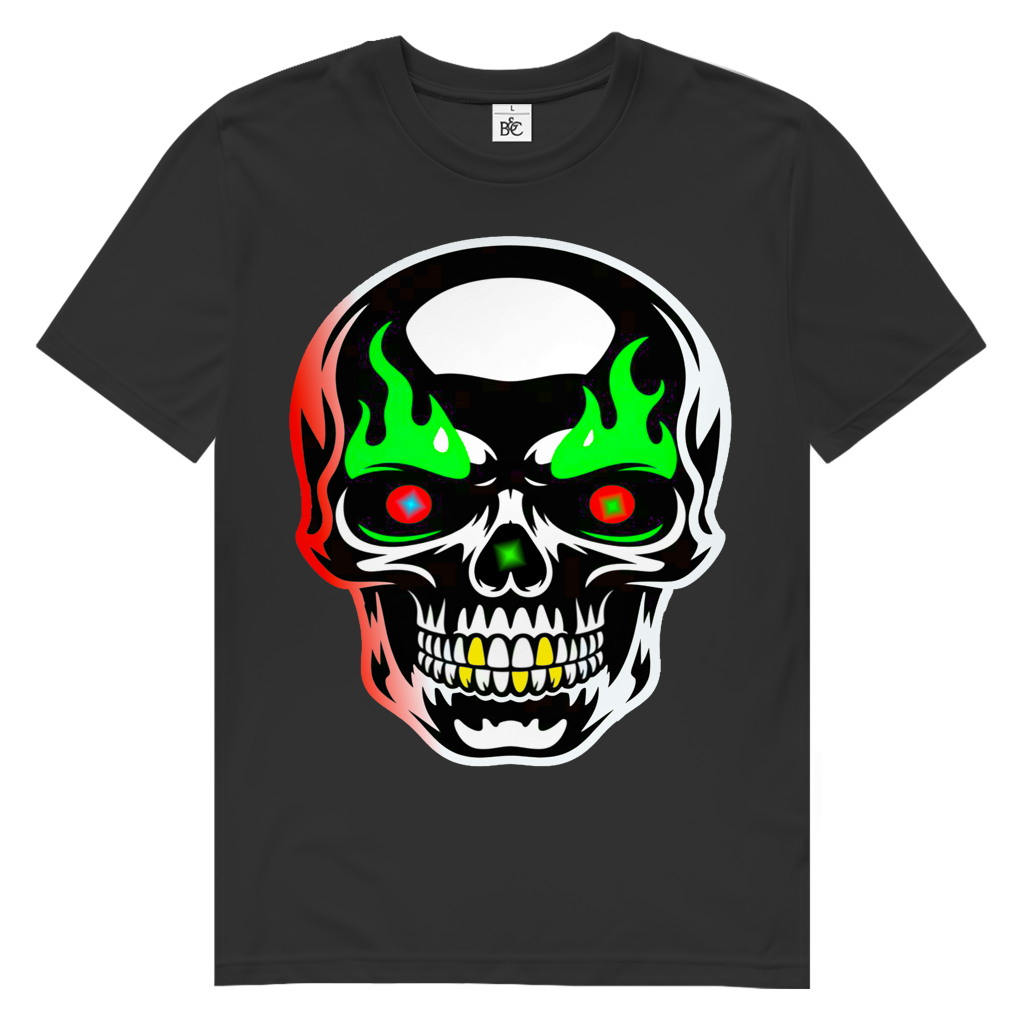 HOLLYWOOD SKULL Herren Premium Bio T-Shirt