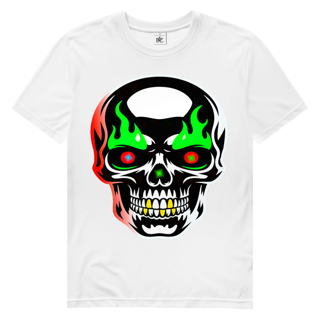 HOLLYWOOD SKULL Herren Premium Bio T-Shirt