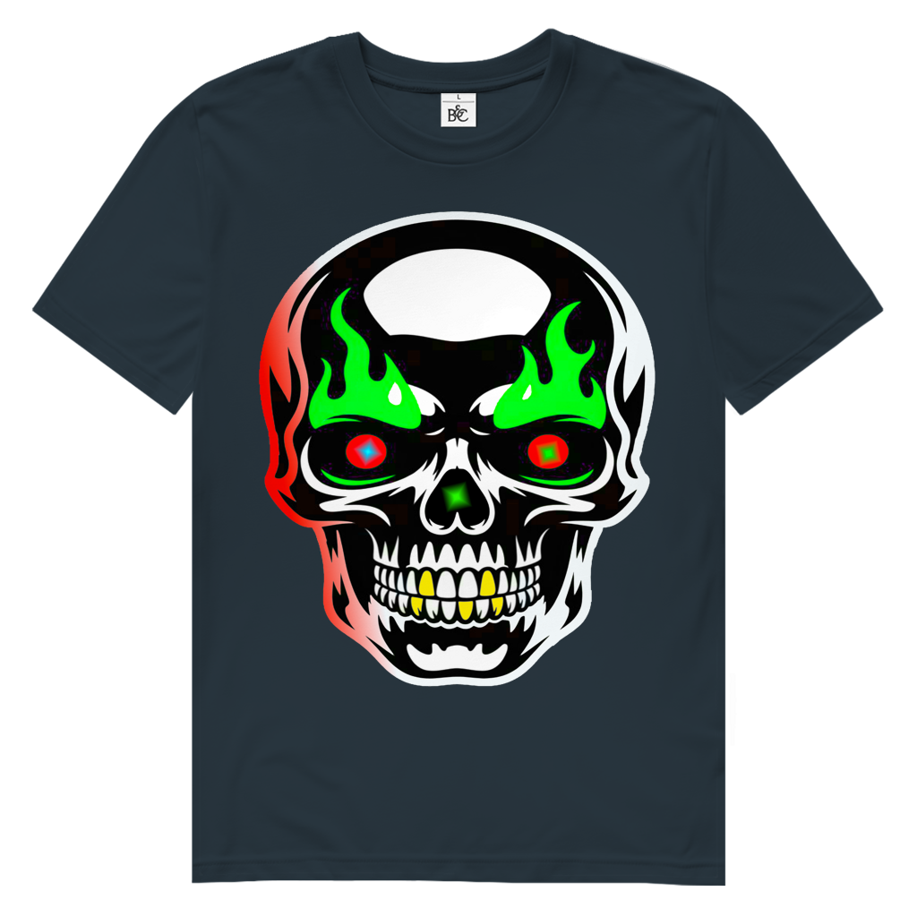 HOLLYWOOD SKULL Herren Premium Bio T-Shirt
