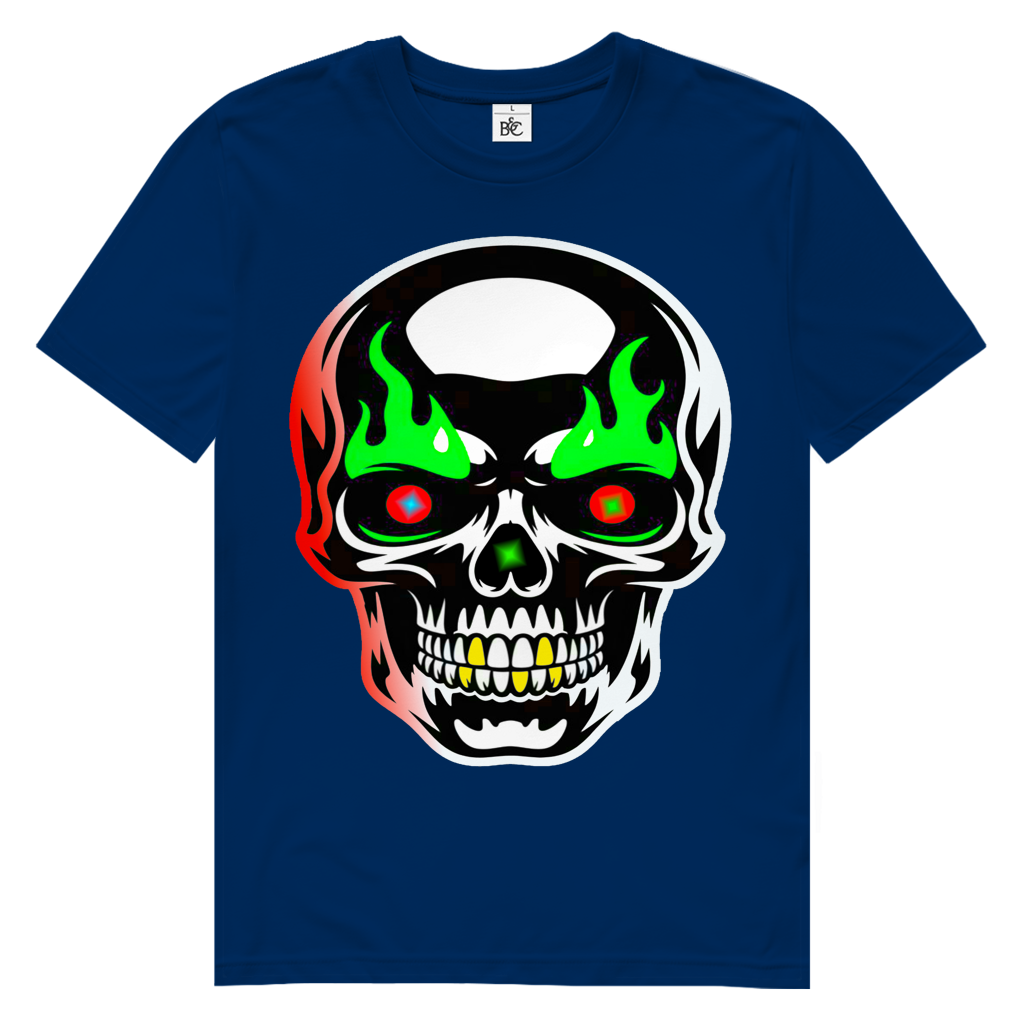 HOLLYWOOD SKULL Herren Premium Bio T-Shirt
