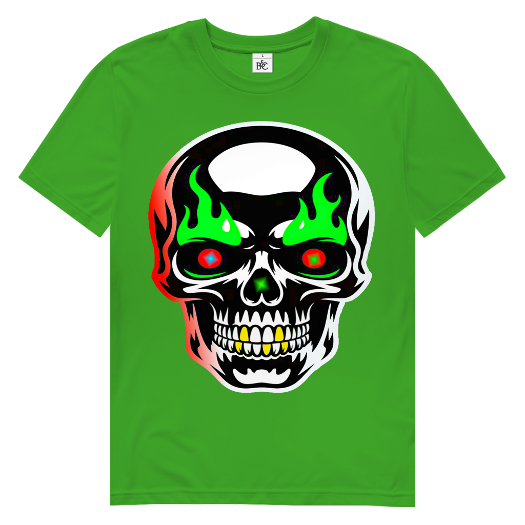 HOLLYWOOD SKULL Herren Premium Bio T-Shirt