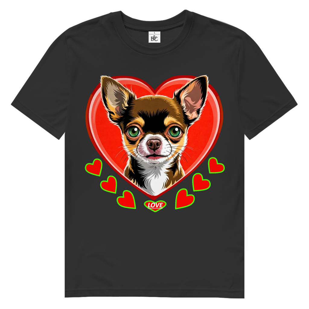 DOG LIEBE Herren Premium Bio T-Shirt