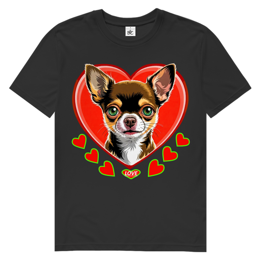 DOG LIEBE Herren Premium Bio T-Shirt