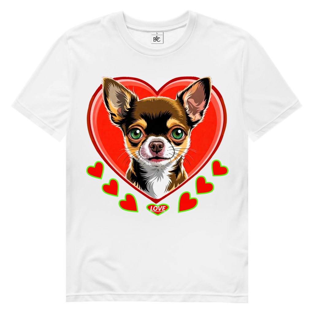 DOG LIEBE Herren Premium Bio T-Shirt