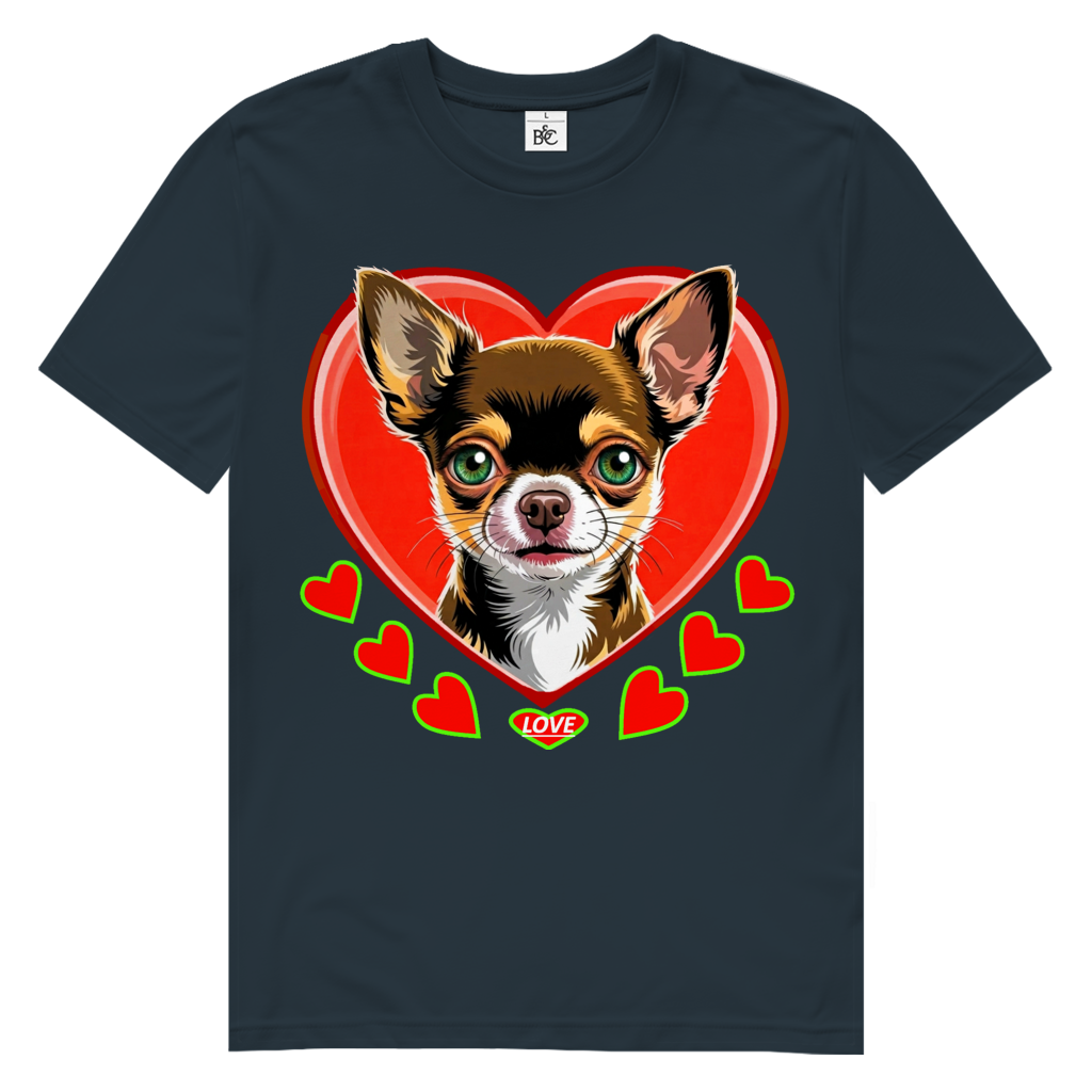 DOG LIEBE Herren Premium Bio T-Shirt