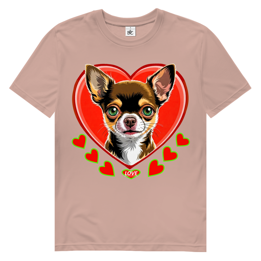 DOG LIEBE Herren Premium Bio T-Shirt