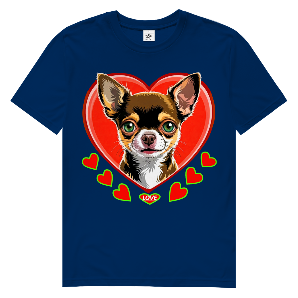 DOG LIEBE Herren Premium Bio T-Shirt