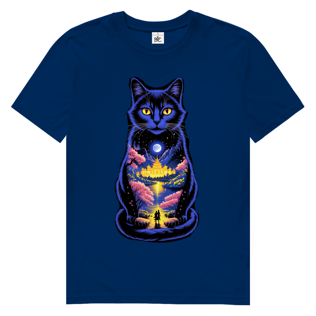 NEON KATZE Herren Premium Bio T-Shirt