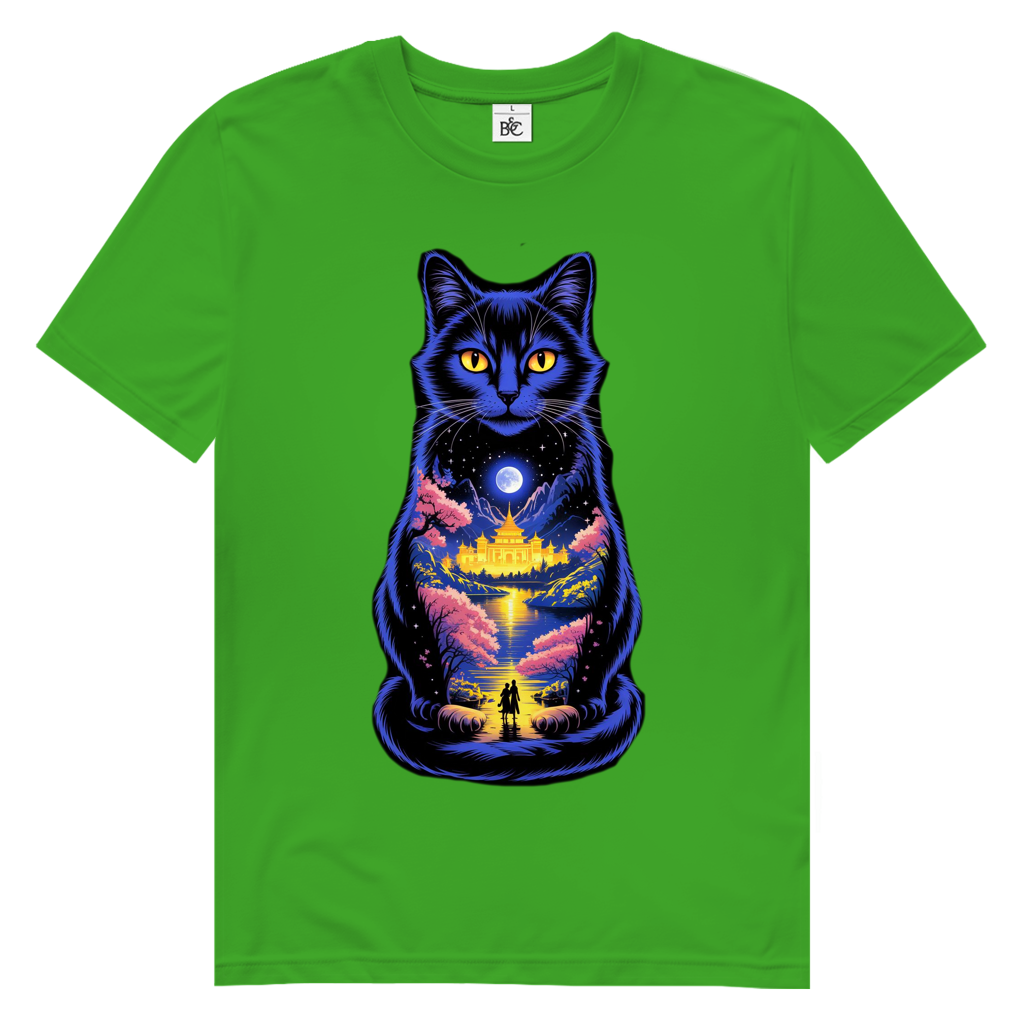NEON KATZE Herren Premium Bio T-Shirt