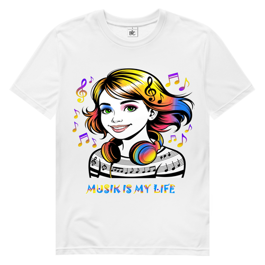 MUSIK MY LIFE Herren Premium Bio T-Shirt