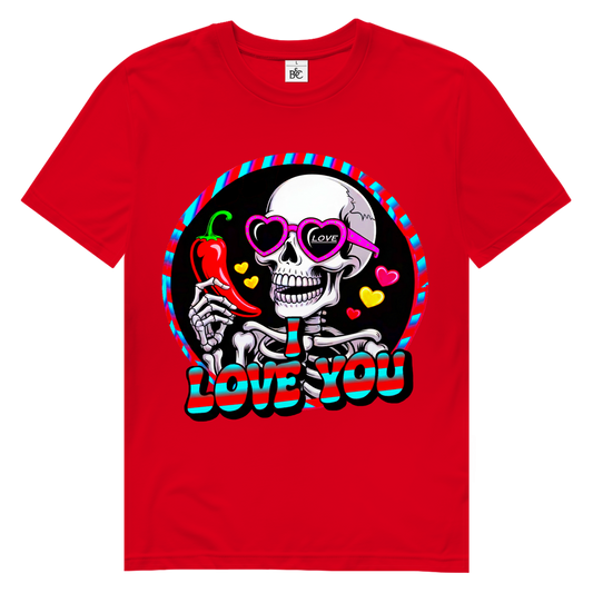 SKULL LOVE Herren Premium Bio T-Shirt