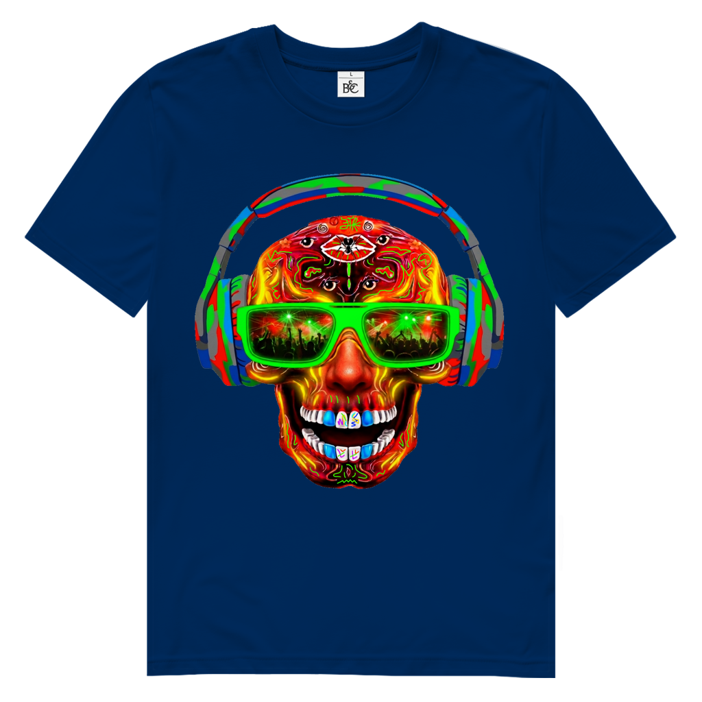 MUSIK SKULL Herren Premium Bio T-Shirt
