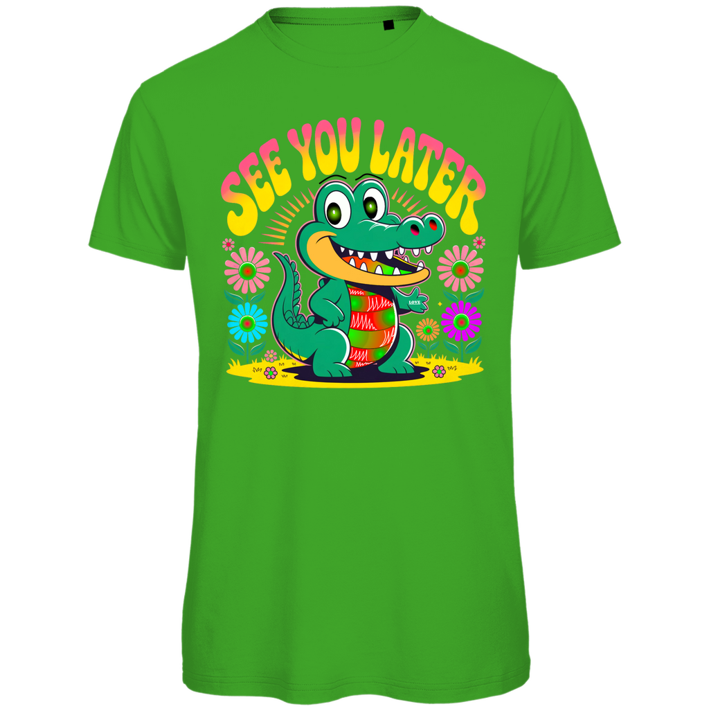 Happy Croco Vibes Herren Premium Bio T-Shirt