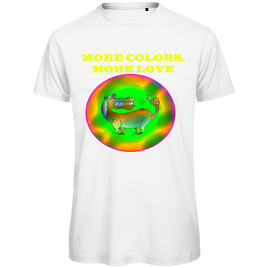 Neon Pferd Herren Premium Bio T-Shirt