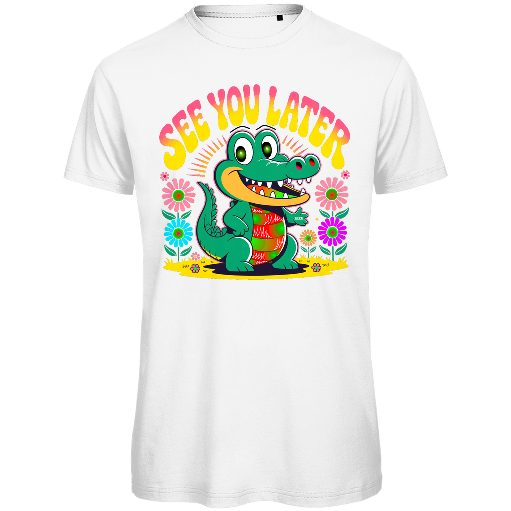 Happy Croco Vibes Herren Premium Bio T-Shirt