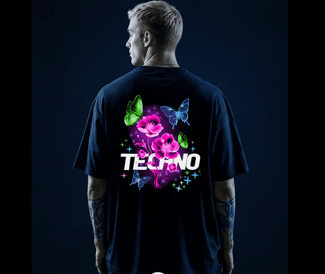 TECHNO VIBES Jack and Jones Oversize T-Shirt