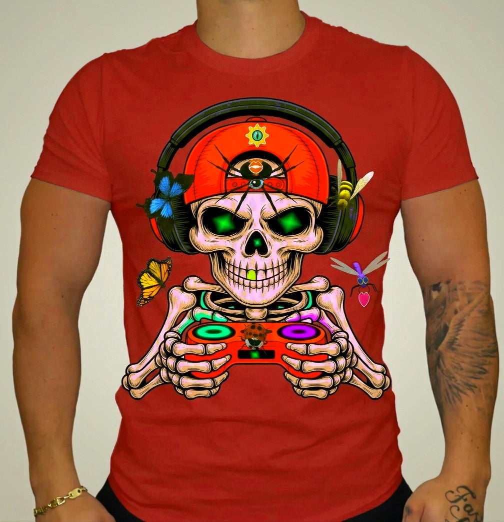 Skull Game Herren Premium Bio T-Shirt