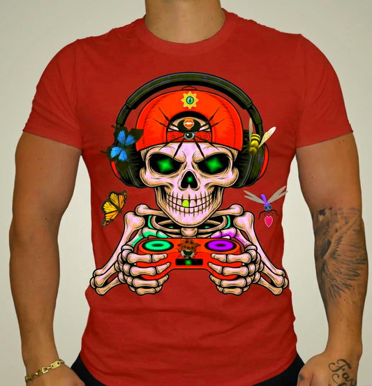 Skull Game Herren Premium Bio T-Shirt