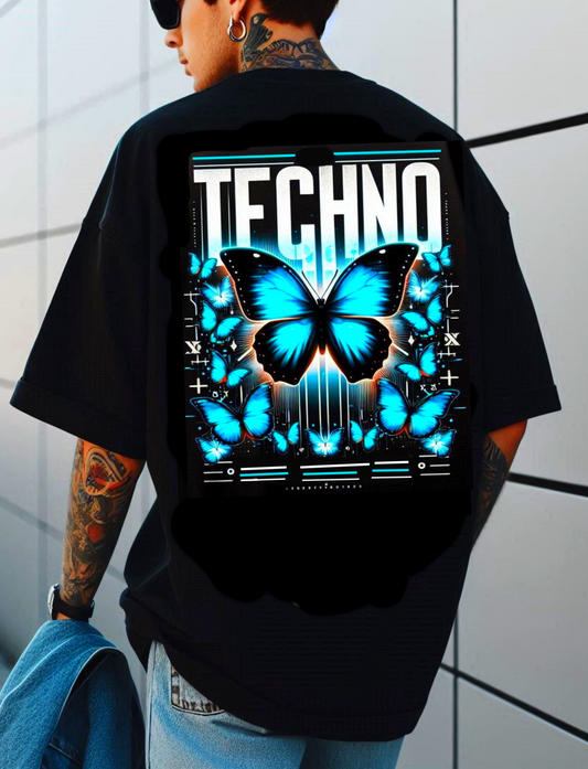 TECHNO MUSIK OVERSIZED TSHIRT